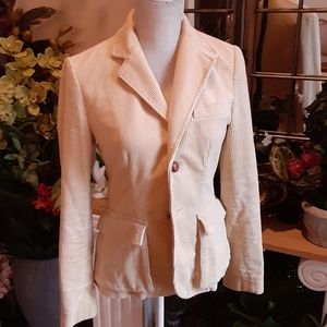 Ralph Lauren Black Label Cream Corduroy Blazer